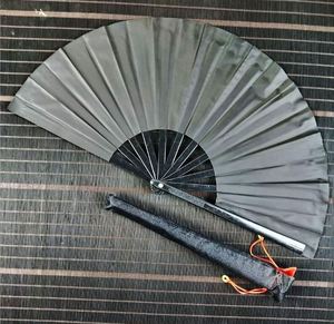 Customized Design Big Size Folding Hand Fan Factory Price Kung Fu Bamboo Craft Elegant New Arrival - Product Image 3