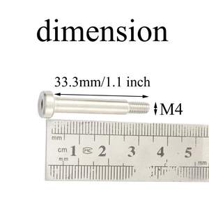 Pabrik grosir 304 soket Hex baja tahan karat baut bahu M4 benang 5mm sekrup bahu Dia 25mm - Product Image 6