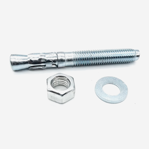 Cheville à expansion en acier au carbone robuste, plaquée zinc, M10 x 100 mm, pour mur en bé<span class=keywords><strong>ton</strong></span>, en vrac dans un carton - Product Image 4