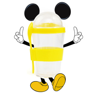 Xi lanh màu rắn trong suốt chống bỏng cốc ăn sáng muỗng nhỏ đa năng Sữa bột yến mạch lưu trữ thực phẩm <span class=keywords><strong>container</strong></span> - Product Image 6