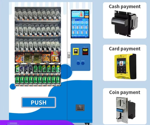 Distributeur automatique de collations et de boissons à monnayeur, personnalisable OEM avec fonction SDK, vente directe usine, export SDK - Product Image 1