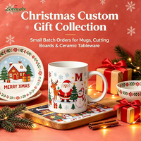 Mug en céramique personnalisé avec logo imprimé, design de Noël, 11 oz, en porcelaine, cadeau, vente en gros, sublimation, tasse à thé ou à café