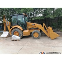 Günstiger Gebrauchter CAT 420F Baggerlader 8,6 Tonnen Multifunktionale Baumaschine Einsatzbereit für Bauprojekte