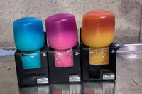 Balle à presser douce, réactive aux UV, changeant de couleur, effet barbe à papa, à rebond lent et extensible, jouet de décompression