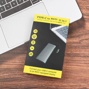 11 en 1 Adaptateur <span class=keywords><strong>Hdmi</strong></span> Vga 4k 3 Hub Avec Hub 3.0 Tf Sd Reader Slot Pd Usb C Type-c Hub pour <span class=keywords><strong>Mac</strong></span> <span class=keywords><strong>Book</strong></span> Pro/air pour Ugreen - Product Image 4