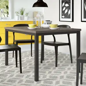 Trending Products 2022 Particle Board Kitchen Table High Quality Wooden Dinning Table And Chair Set