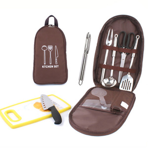 Ensemble d'ustensiles de cuisine portables et compacts pour le camping, organisateur de voyage pour la randonnée et le barbecue (vente en gros) - Product Image 2