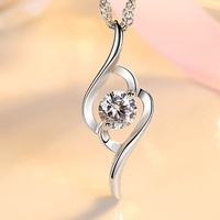 Pendentif d'amour charmant en acier inoxydable plaqué or 18 carats, collier de mode de style coréen, accessoires pour enfants et femmes, flèche de Cupidon