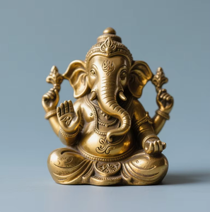 Vente de statues de Ganesha en bronze pour la dévotion et la décoration à domicile - Product Image 2