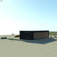 Habitaciones de Hotel Tipo Contenedor Prefabricadas, Arquitectura de Alojamientos y Casas de Huéspedes en los Emiratos Árabes Unidos