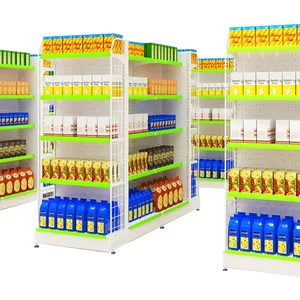 Guichang Rak Peralatan Supermarket, Disesuaikan One-Stop Rak Desain Tata Letak Modern