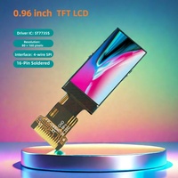 Pantalla LCD TFT FYX de 0.96 Pulgadas, IPS SPI ST7735 80x160, Módulo de Pantalla de 8 Pines, Pantalla a Color para Desarrollo Integrado