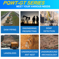 Détecteur de métaux industriel PQWT-GT150 outil de recherche d'eau pour forage de forage enquête géophysique détecteur d'eau souterraine
