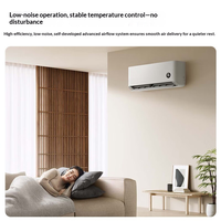 AC Split Dinding Dual Mode Pemanas Pendingin Hemat Energi Inverter 12000btu