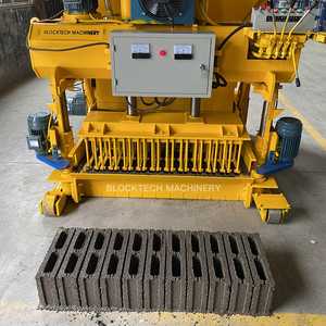TM6-30 macchina Mobile per la posa di blocchi di calcestruzzo Semi automatica per cemento attrezzature per cavi e mattoni solidi - Product Image 1