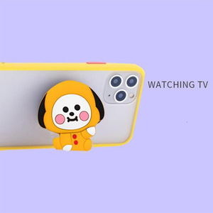 Soporte Plegable para Celular con Diseño de Personaje de K-pop, Souvenir, Figura de Dibujos Animados, Soporte de Goma Suave para Teléfono Móvil - Product Image 4