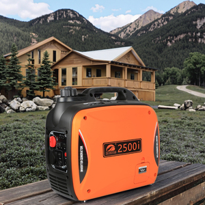 Generador Portátil de Gasolina Súper Silencioso de 220v 50hz 3500W/5000W, Motor Refrigerado por Aire, Arranque Remoto para Camping 004-007, Cilindro Único - Product Image 3