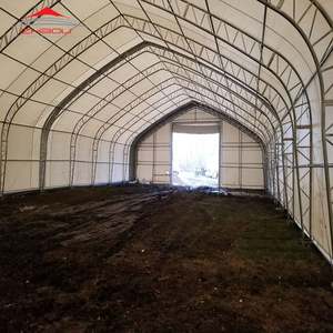 Offre Spéciale 15*45m cadre <span class=keywords><strong>en</strong></span> acier tente extérieure <span class=keywords><strong>abri</strong></span> <span class=keywords><strong>de</strong></span> <span class=keywords><strong>jardin</strong></span> mur Hangar charge <span class=keywords><strong>de</strong></span> vent pour salon professionnel <span class=keywords><strong>en</strong></span> vente - Product Image 6