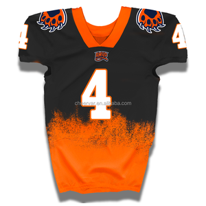 Maillot de football américain personnalisé en sergé, maillot de football américain bleu, tenue de football américain - Product Image 6
