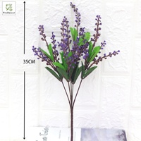 35cm hochwertige künstliche 5 Zweige Beere von Akazien bohnen für Weihnachten Hochzeit Blume Home Decoration