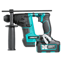 Outil électrique sans fil 18V, marteau perforateur sans fil sans balais avec forets SDS, fonctionnement en 2 modes