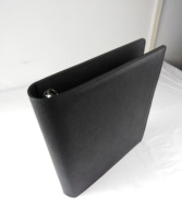 Portafolio de Cuero A4 Personalizado con Logotipo en Relieve, OEM ODM, PU PVC, con Carpeta, para Negocios, Oficina, Conferencias y Presentaciones