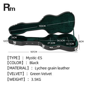 Étui de guitare en bois de profession arc-en-ciel personnalisé fabriqué à la main avec protection durable étui pour instruments électriques - Product Image 5