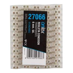 Striscia di collegamento trasparente da 6 mm, 5A, ideale per progetti elettrici e connessioni sicure nelle installazioni elettriche. - Product Image 2