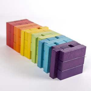 Bằng Gỗ Cân Bằng Xây Dựng Đồ Chơi <span class=keywords><strong>54</strong></span> Miếng Xếp Chồng Cao Khối Trò Chơi Với Lưu Trữ Hộp Gỗ - Product Image 6