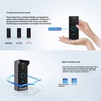 SIP Video Doorphone China IP65 Waterproof and Anti-Vandal 2.0 Million HD Camera Supports Remote Access Via APP