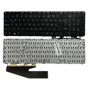 Nuevo teclado BST Latin LA con marco negro para ProBook 450 <span class=keywords><strong>G3</strong></span>/G4 <span class=keywords><strong>455</strong></span> <span class=keywords><strong>G3</strong></span>/G4 470 <span class=keywords><strong>G3</strong></span>/2 Interfaz delgada PS/2 en stock - Product Image 1