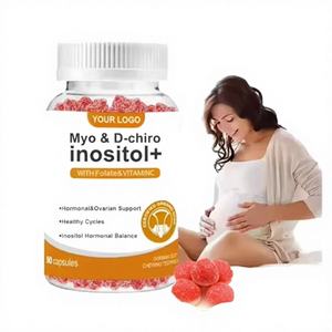 Complément alimentaire ASAP OEM ODM Inositol Folate Vitamine D3 pour femmes, gommes à mâcher à base de Myo D-Chiro Inositol pour l'équilibre hormonal - Product Image 1