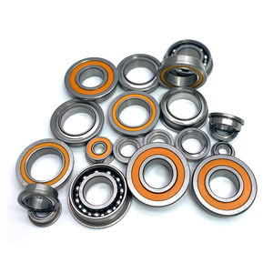 ตลับลูกปืนเซรามิกไฮบริดแบบกันฝุ่นพร้อมซีลสีส้ม - ทนต่อการกัดกร่อนที่อุณหภูมิสูงสำหรับมอเตอร์และระบบขับเคลื่อน - Product Image 3