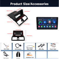 Podofo Double Din 9 ''Android autoradio sans fil Carplay Android Auto pour Honda Accord 2004-2007 RDS HIFI vente en gros livraison directe