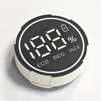 Affichage LED à 7 segments personnalisé professionnel pour module de ventilateur avec indicateurs de mode Eco Reg Max, écran d'affichage numérique circulaire