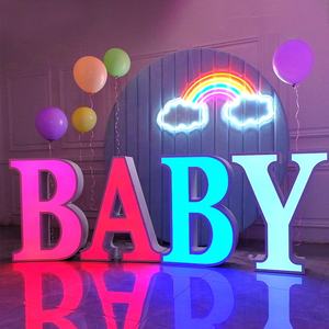 بيع بالجملة كبيرة SST ذهبية معدنية مرآة الحب الطفل الجدول الرسالة مع الزجاج أعلى الحلوى عرض لديكور الزفاف - Product Image 2