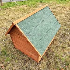 SDD004-S en stock, vente directe d'usine, niche pour chien moderne de luxe pour l'extérieur avec porte à rabat, structure robuste et imperméable - Product Image 5