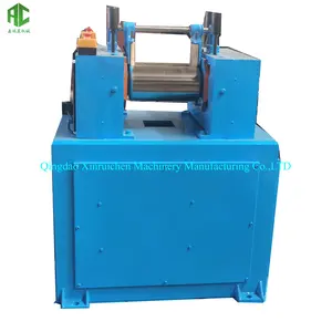 Small Lab Rubber Raw Material Two Roll Open Compound Mixing Mill Test Machine Plastic Mini Open Roller Mill Mixing Machine
