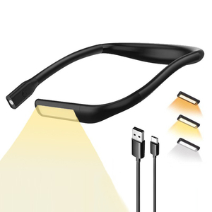 Lampe de lecture portable de type C rechargeable avec col de cygne flexible Design moderne abat-jour <span class=keywords><strong>blanc</strong></span> lampe de lecture LED pour le cou vente en gros - Product Image 1