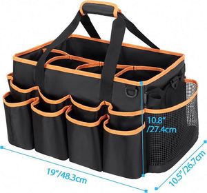 BSCI Factory Wearable <b>Cleaning</b> <b>Caddy</b> <b>Cleaning</b> Organizer Bag Housekeeper Tote Bag Car Wash Tools Bag - Product Image 2