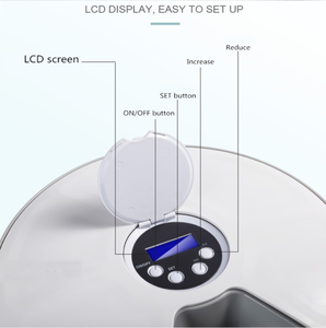 Smart Automatic Programmable <strong>Timer</strong> Dry and Wet <strong>Food</strong> Dispenser Auto Timed Pet Feeder for <strong>Cat</strong> and Small Medium Dog - Product Image 4
