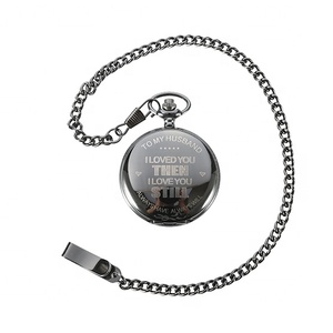 <span class=keywords><strong>Montre</strong></span> de poche personnalisée pour <span class=keywords><strong>femme</strong></span> avec cadran à quartz antique, chaîne gravée, coffret cadeau, cadeau de mariage, témoin de mariage - Product Image 2