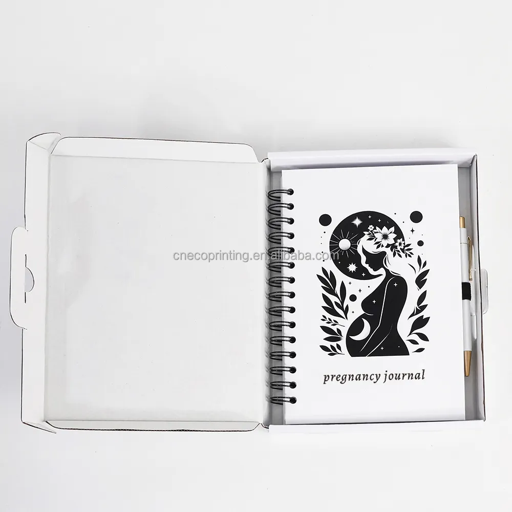Печать на заказ, журнал для беременных мам, с карманом на память и ручкой