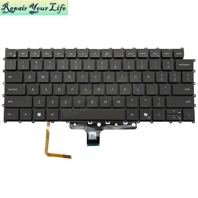 US Backlit AI Version Laptop Keyboard for Dell Latitude 7330 2020 Precision 5470 M5470 5690 M5680 0054PC Keyboard Brand New