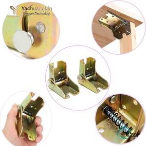 Yachuangxin Galvanized Iron Hinge Flat <b>Spring</b> <b>Door</b> Latch for Carpentry Use - Product Image 1