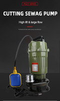 Pompe submersible à boîtier en aluminium 220V/110V 50Hz/60Hz, haute pression, grand débit, tuyau de refoulement de 2 pouces, 15 GPM pour l'agriculture