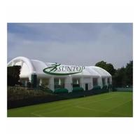 Tente de tennis gonflable hermétique/soudée la plus durable et populaire en vente avec bâche en PVC de 0,6-0,9 mm de haute qualité Plato