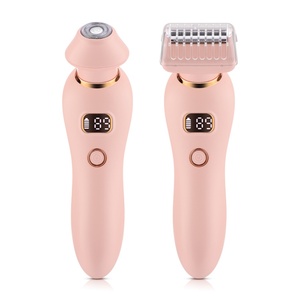 Rasoir électrique 2 en 1 pour femme, épilateur corporel, visage, moustache, jambes, aisselles, bikini - Product Image 1