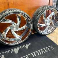 Jantes forgées RCSR 6x139.7 5x127 6x5.5 de 22, 24, 26, 28 pouces, jantes de voiture à déport profond, 2 pièces pour Dodge Charger Chevrolet Impala
