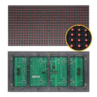 Module d'affichage LED P10 320 x 160 mm Monochrome Écran extérieur DIP SMD Mur vidéo Rouge Blanc Bleu Vert